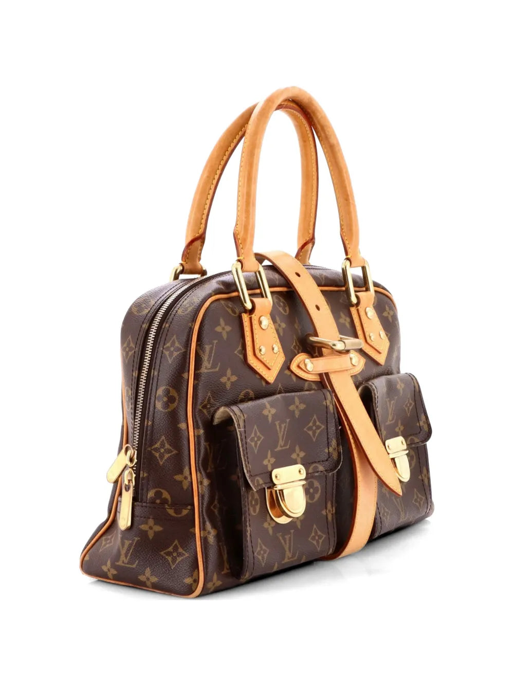 Manhattan Handbag Monogram Canvas GM satchel