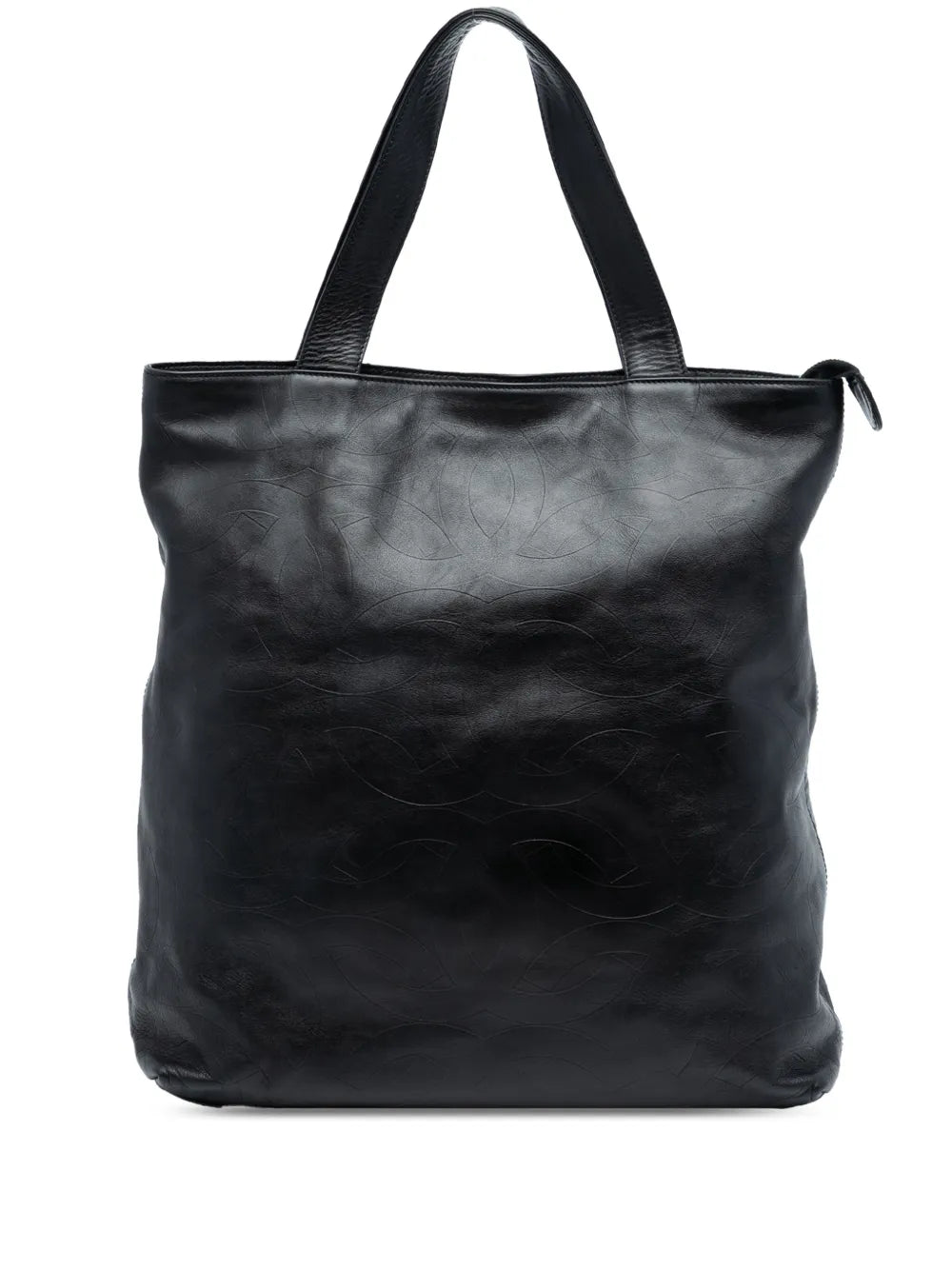 2000-2002 CC Embossed Leather tote bag