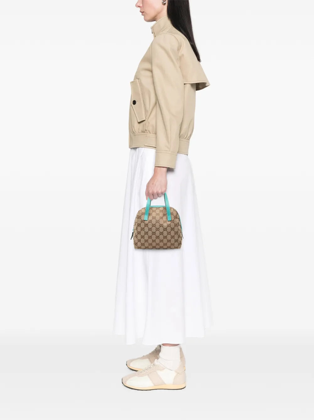 2000-2015 Mini GG Canvas Balthus Tofu Bag handbag