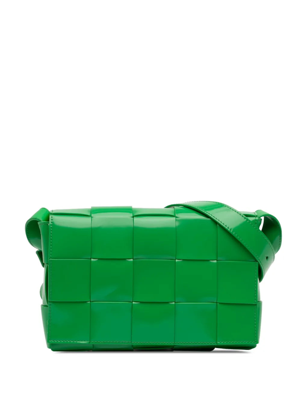 2012-2025 Patent Intrecciato Cassette crossbody bag