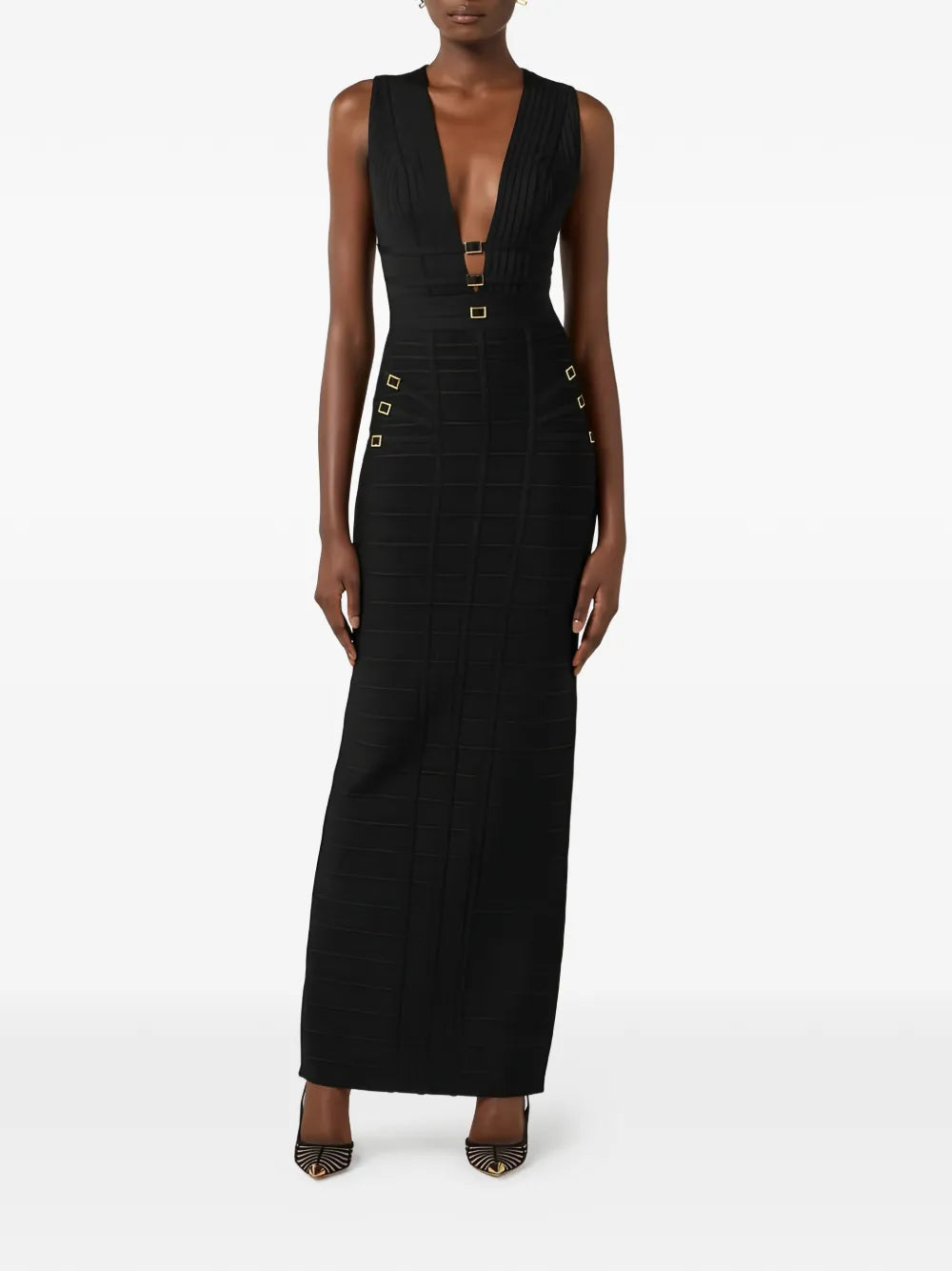 ribbing maxi dress