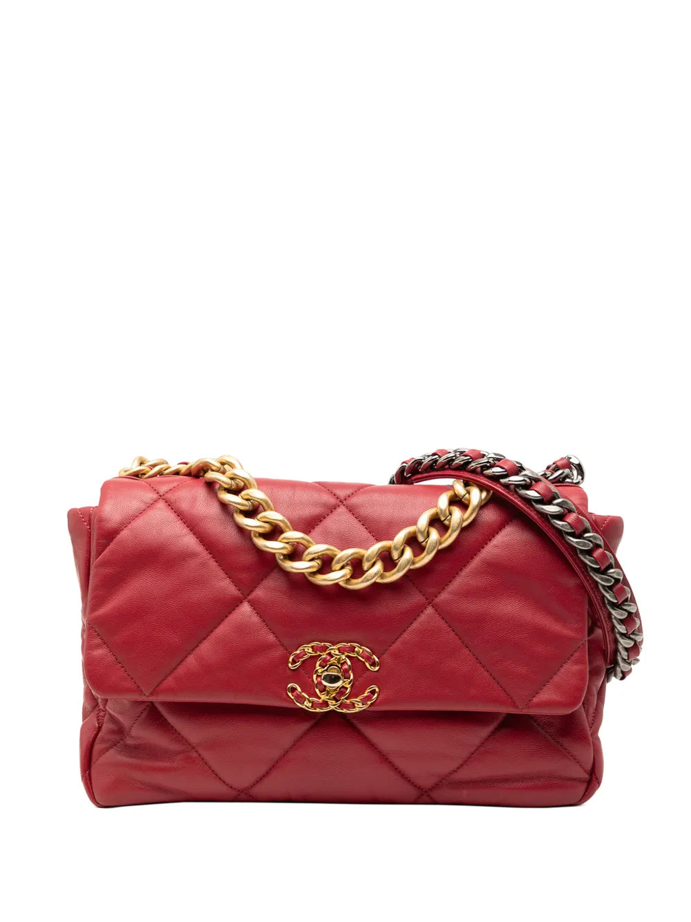 2019 Large Lambskin 19 Flap satchel