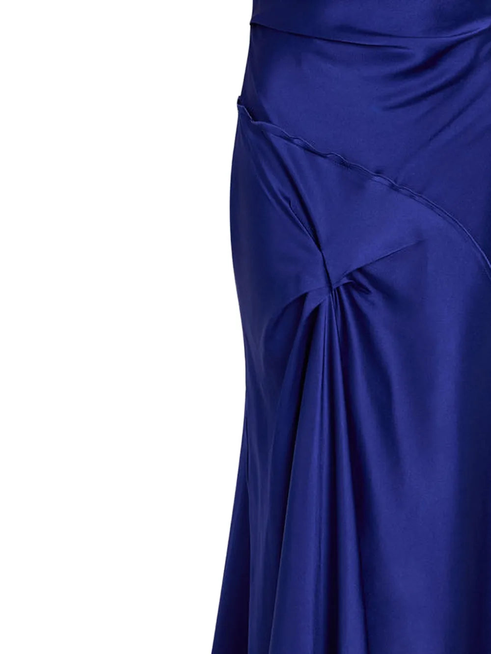 draped twist midi dress