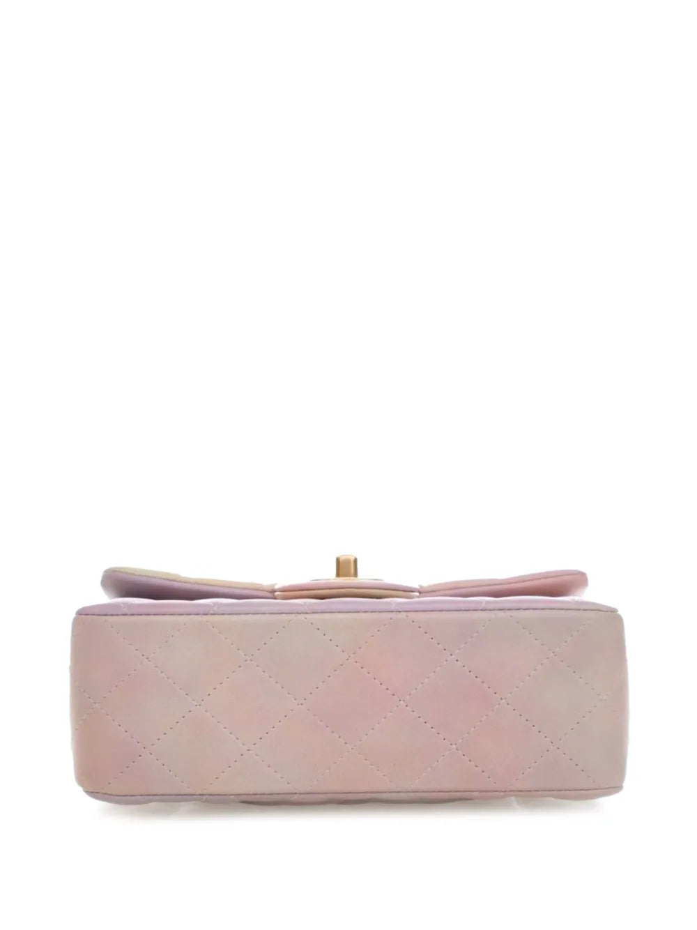 2021-2025 Mini Rectangular Classic Ombre Lambskin Top Handle Flap satchel