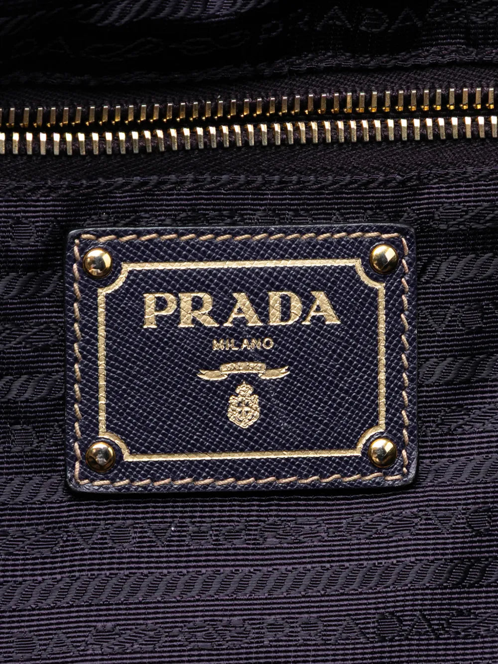 2013-2026 Saffiano Trimmed Tessuto satchel