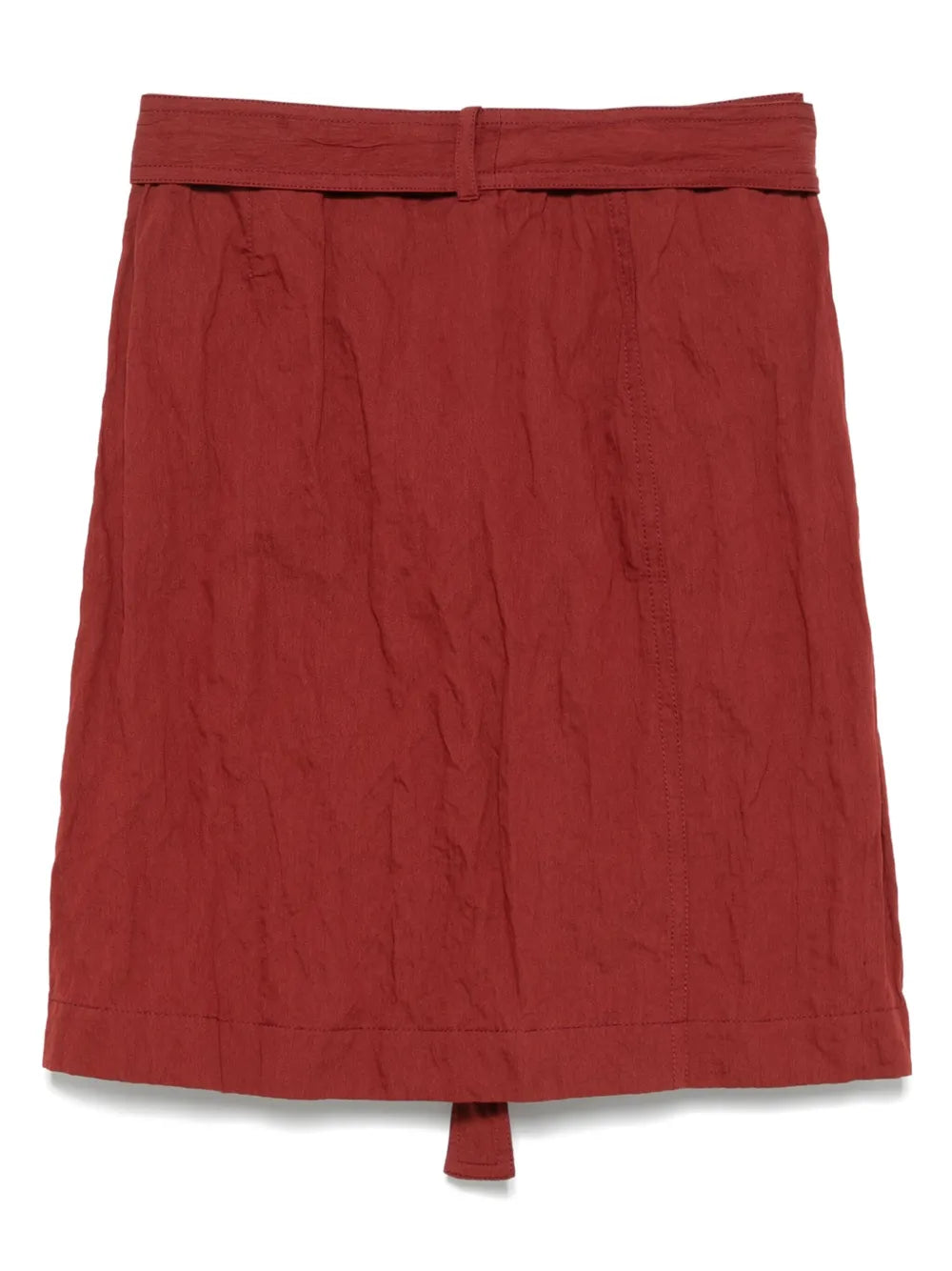 wrap mini skirt