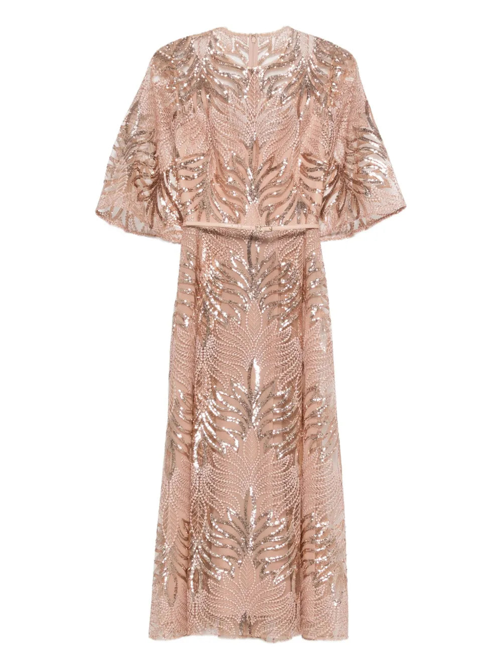 sequin-embellished midi dress