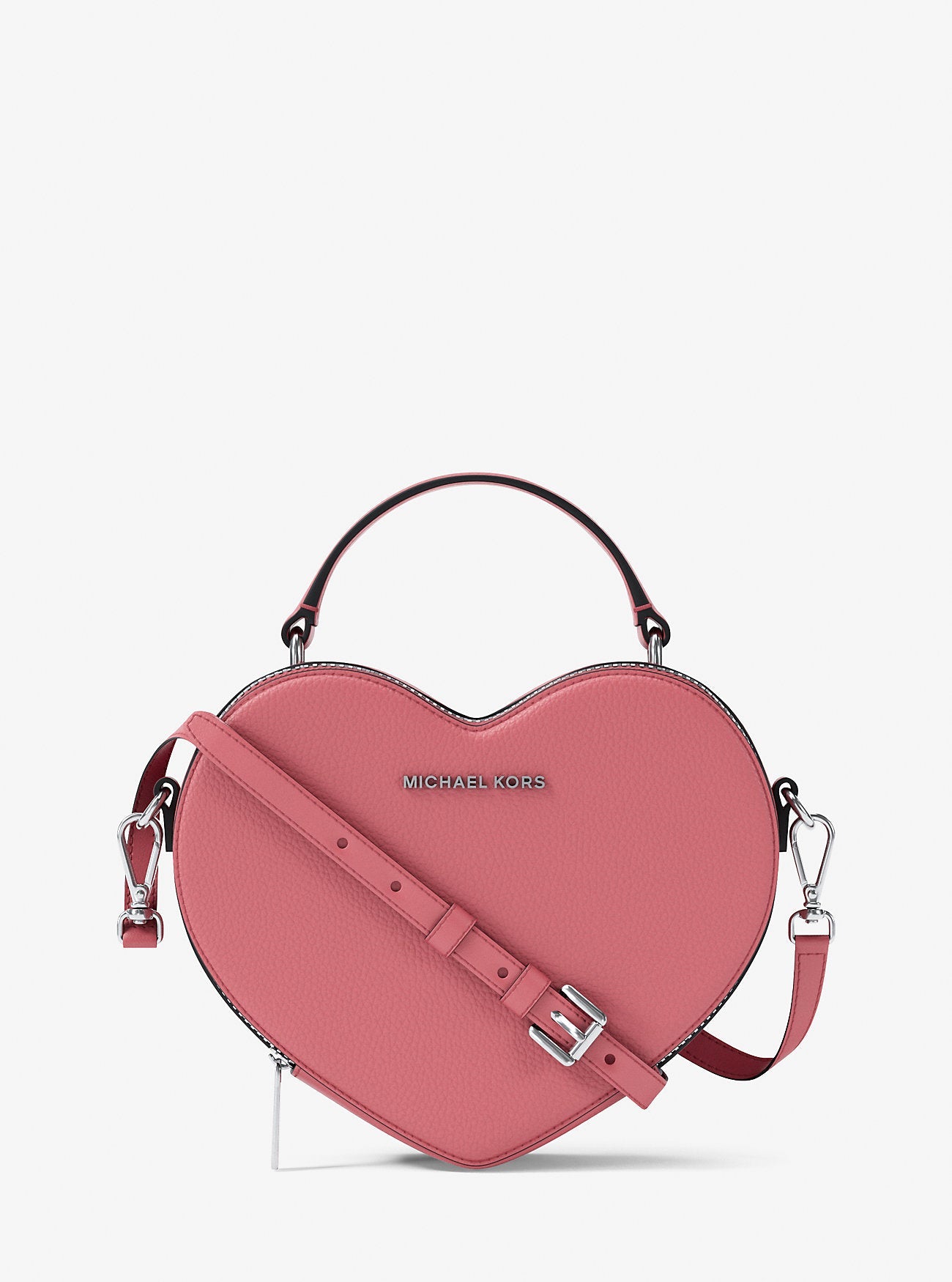 Michael Kors Jet Set Small Heart Crossbody Bag Hibiscus