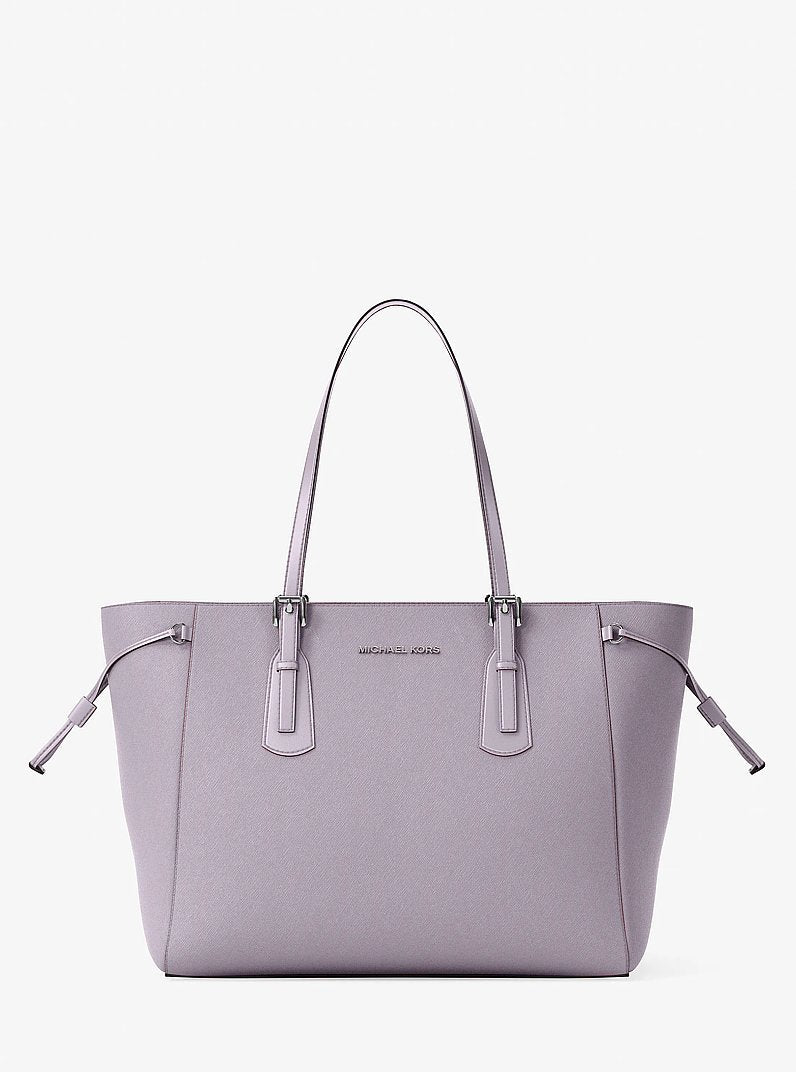 Michael Kors Voyager Large Saffiano Leather Tote Bag Lilac