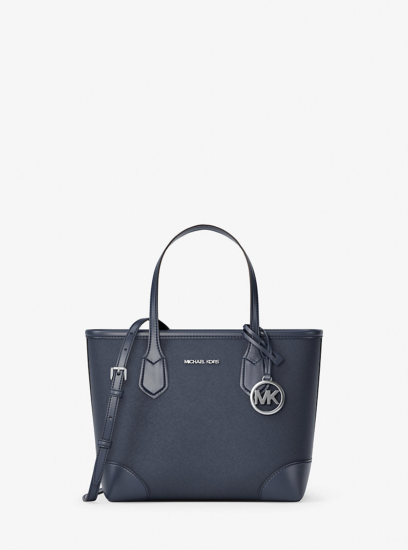 Eva Extra-Small Saffiano Leather Convertible Tote Bag