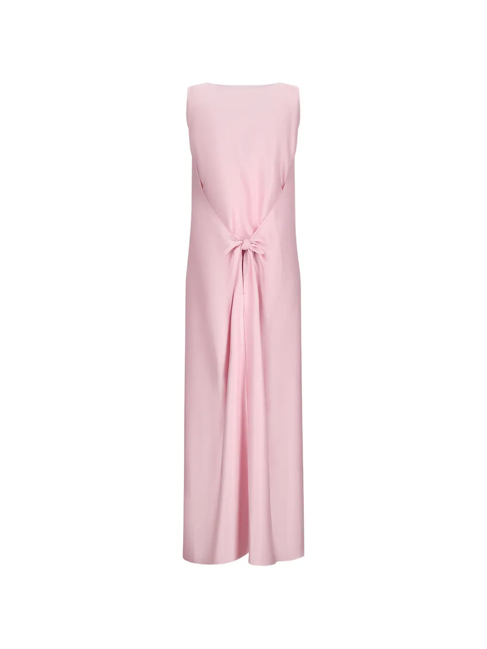 knot-detail midi dress