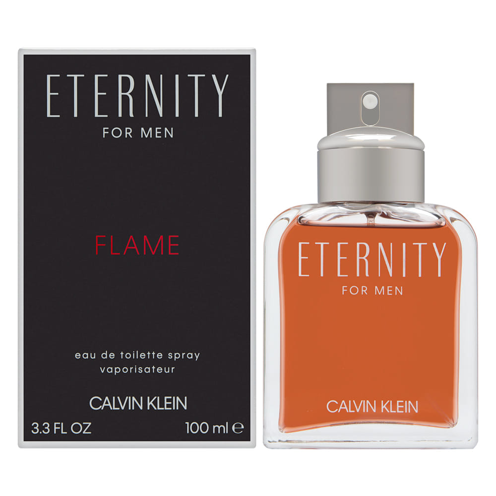 Calvin Klein Eternity Flame by Calvin Klein for Men 3.3 oz Eau de Toilette Spray