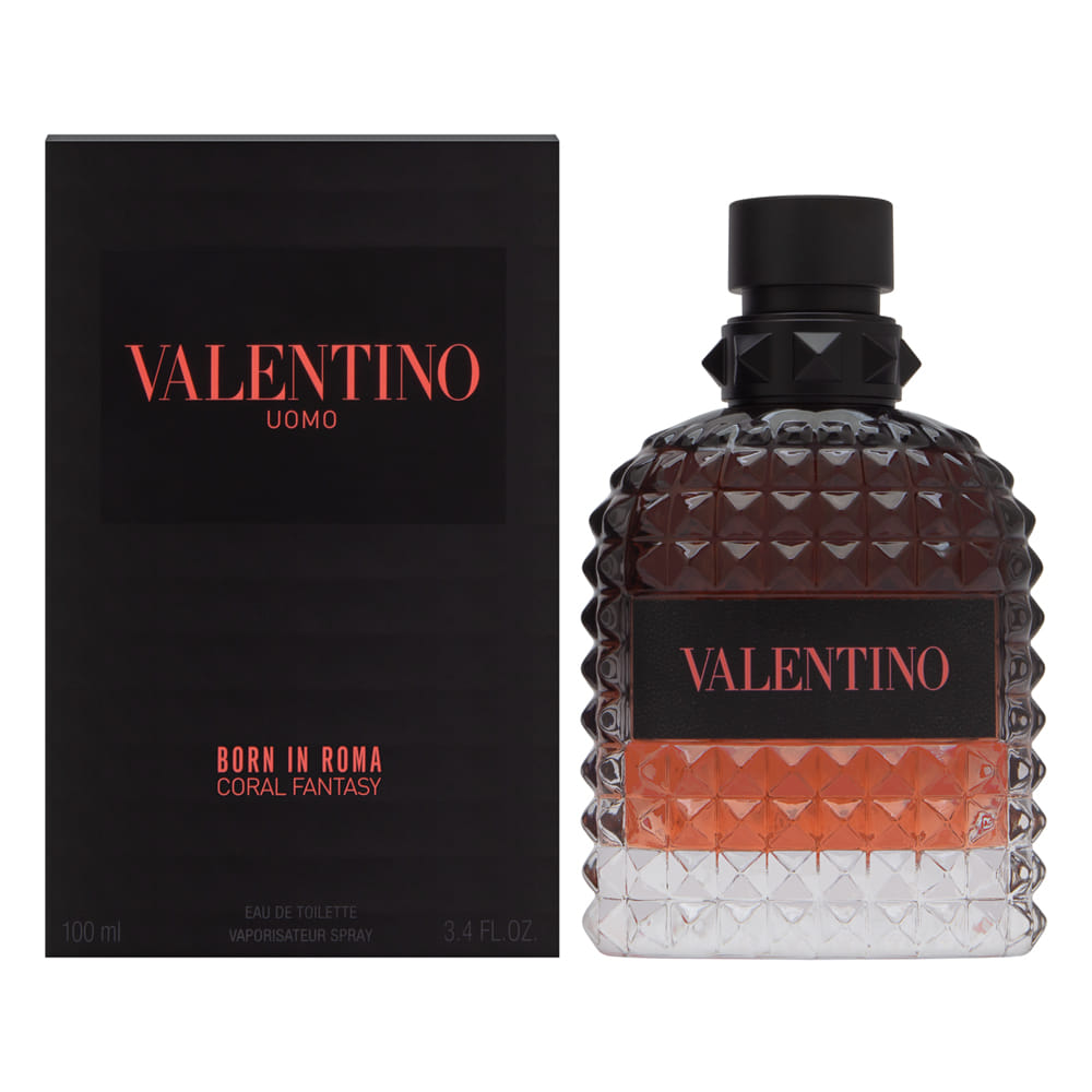 Valentino Uomo Born in Roma Coral Fantasy for Men 3.4 oz Eau de Toilette Spray