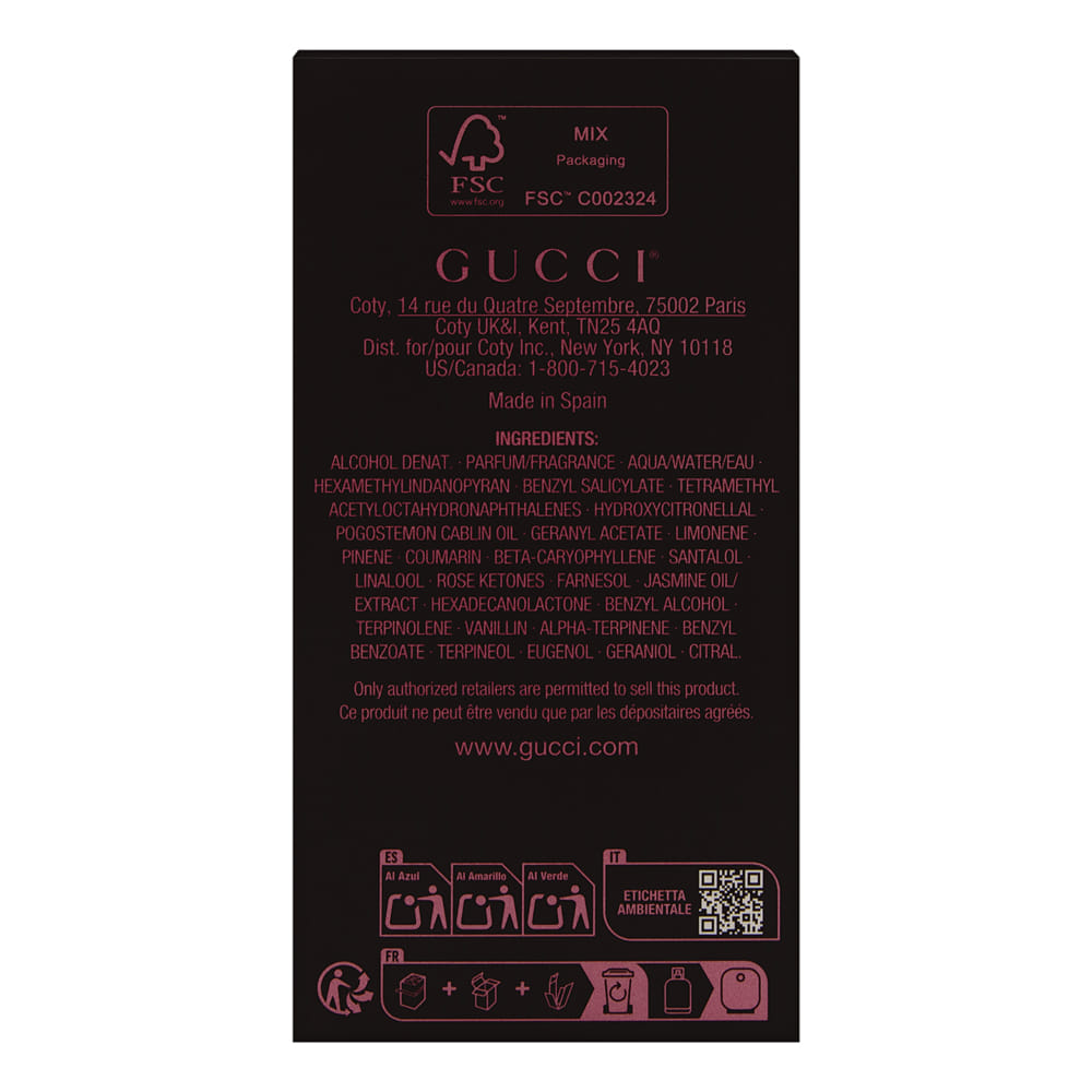 Gucci Flora Gorgeous Gardenia Intense for Women 1.0 oz Eau de Parfum Intense Spray