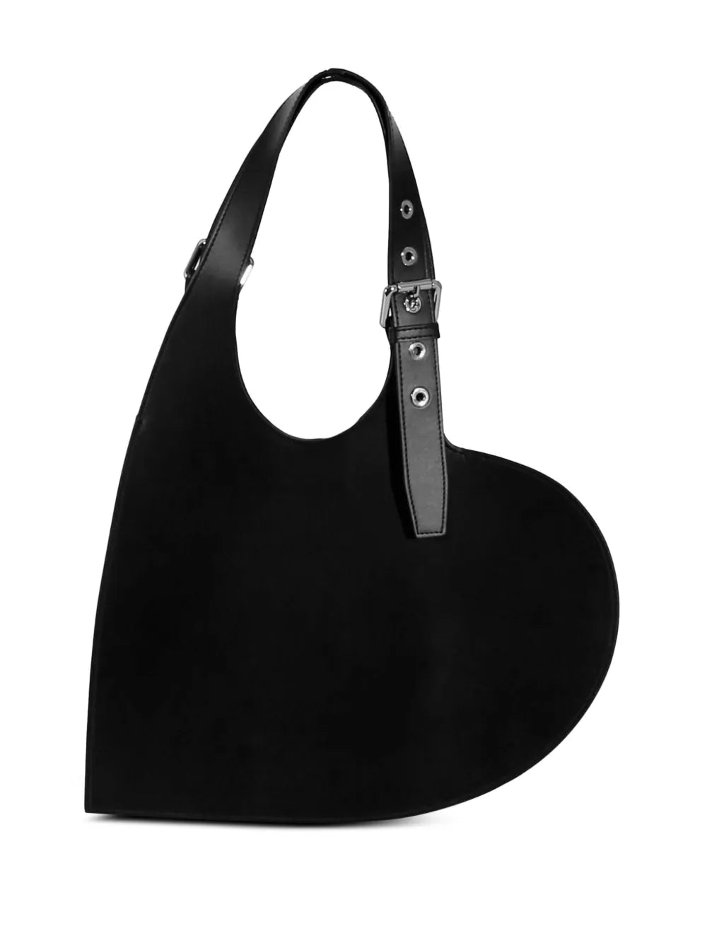 Belt Heart buckled tote bag