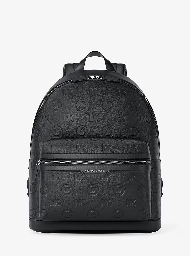 Cooper Medium Logo Debossed Dome BLACK Backpack