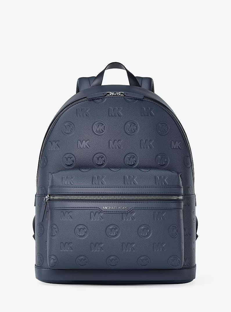Cooper Medium Logo Debossed Dome NAVY Backpack