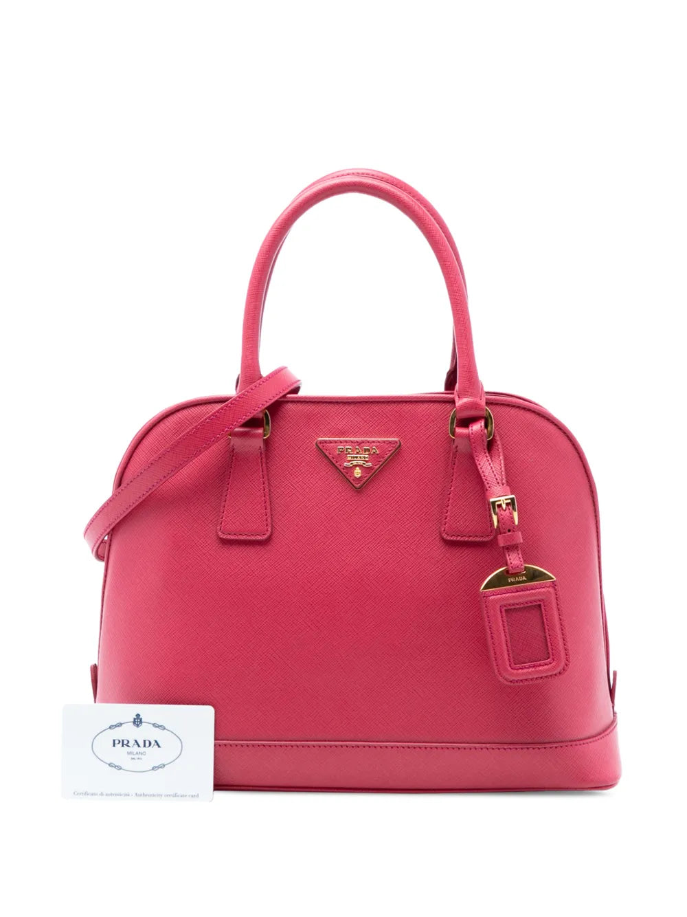 2010-2025 Medium Saffiano Lux Open Promenade satchel