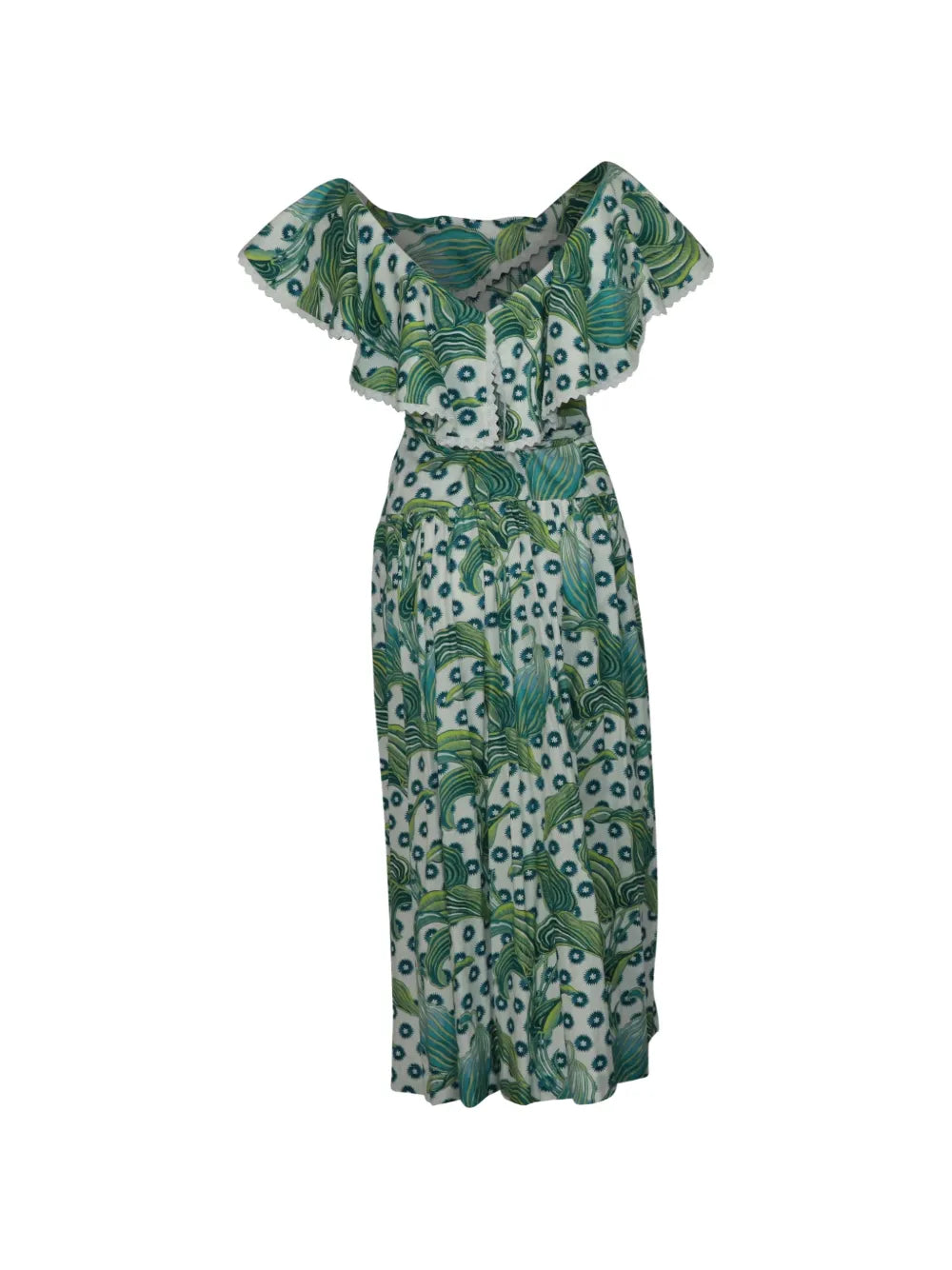 wrap floral dress
