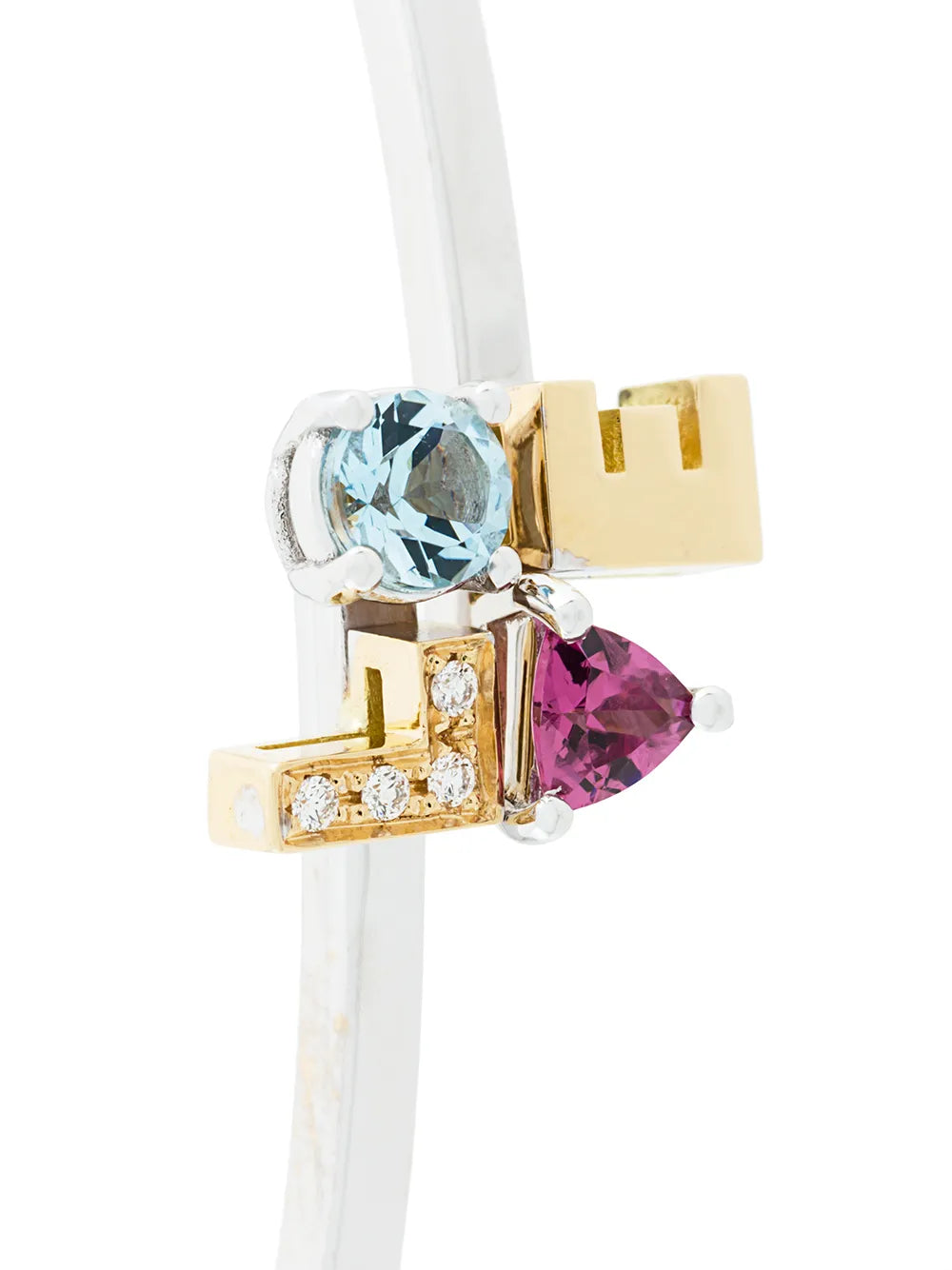 18kt gold and diamond Love bracelet