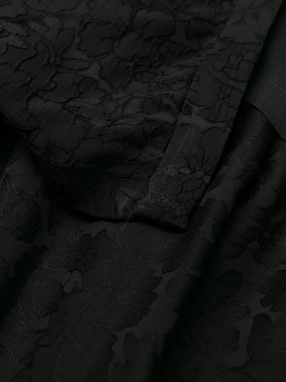 asymmetric jacquard skirt