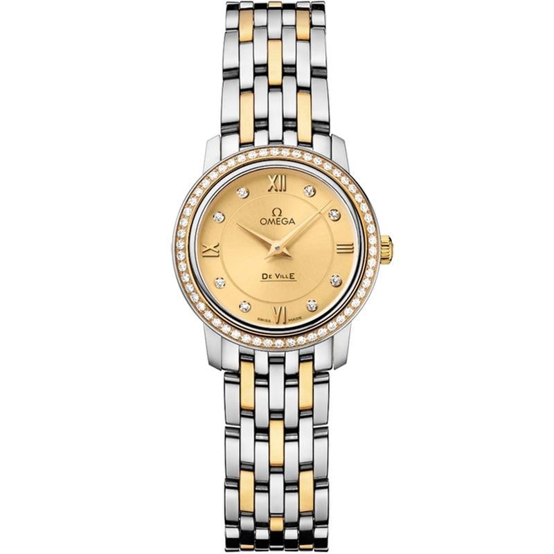 Omega De Ville Prestige STEEL ‑ YELLOW GOLD ON STEEL ladies watch 424.25.24.60.58.001