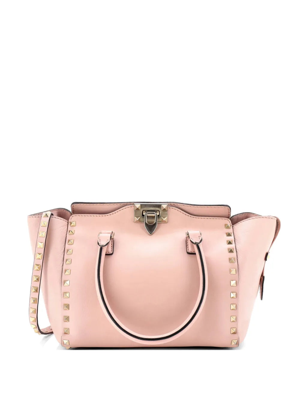 Rockstud Rigid Leather Small tote bag