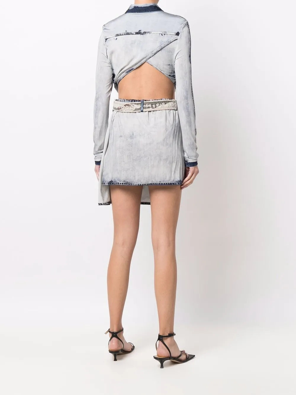 D-Hanne asymmetric denim dress