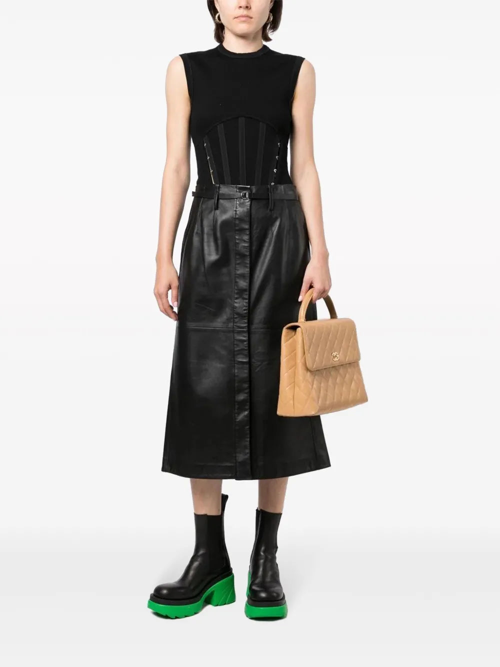 2001 diamond-quilted tote bag