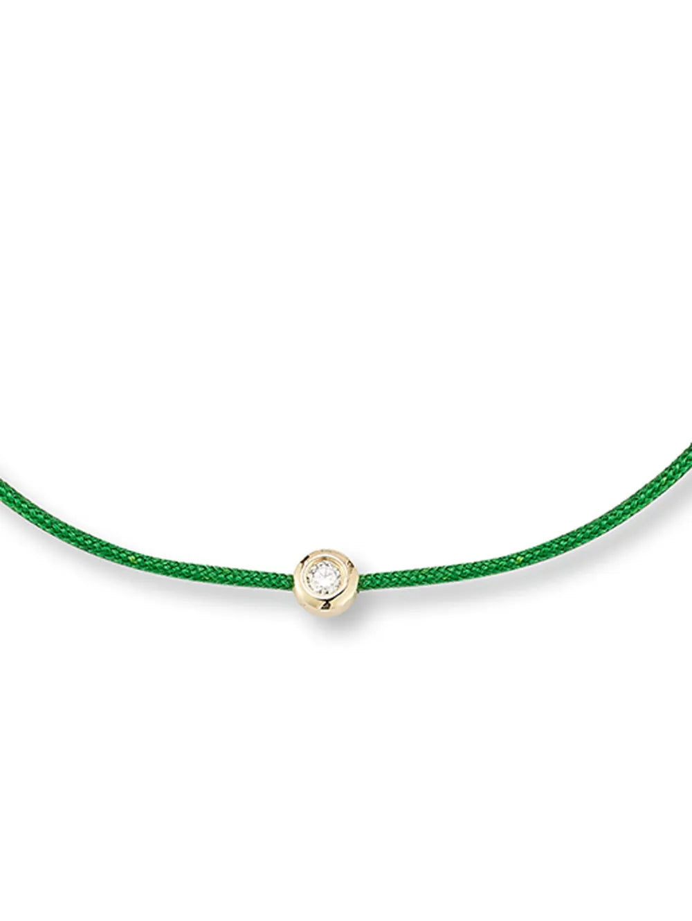 14K yellow gold Dot diamond bracelet 