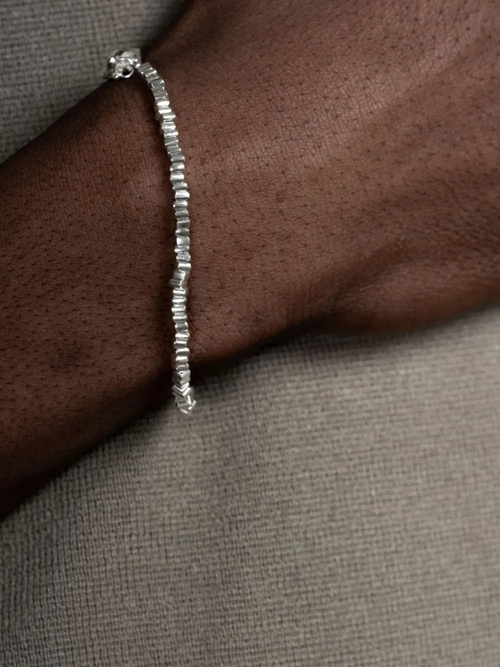 Kubes Nomad geometric-link bracelet