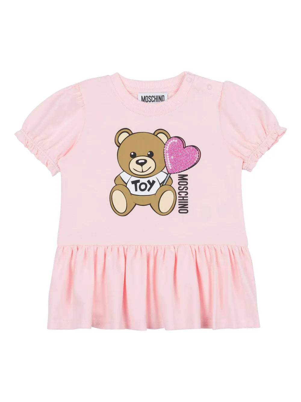 logo-print dress