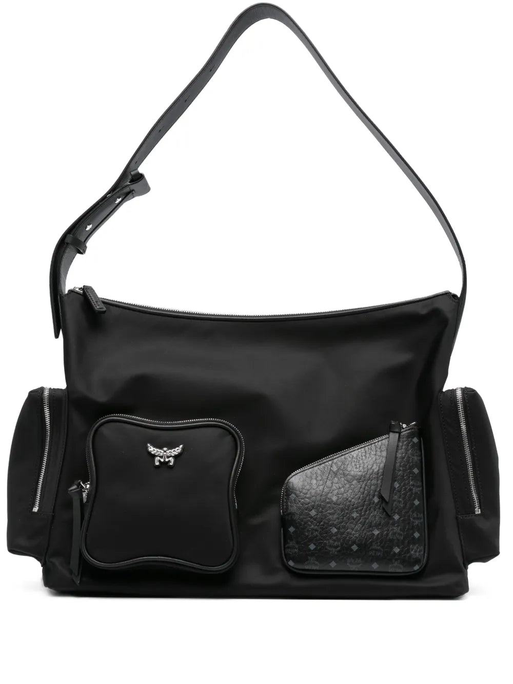 monogram-pattern shoulder bag
