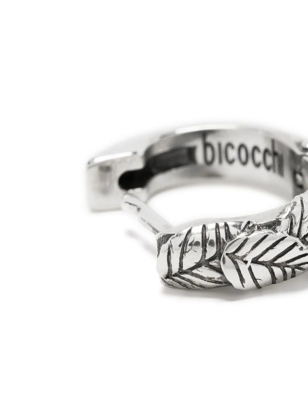 Leaves huggie hoop earring