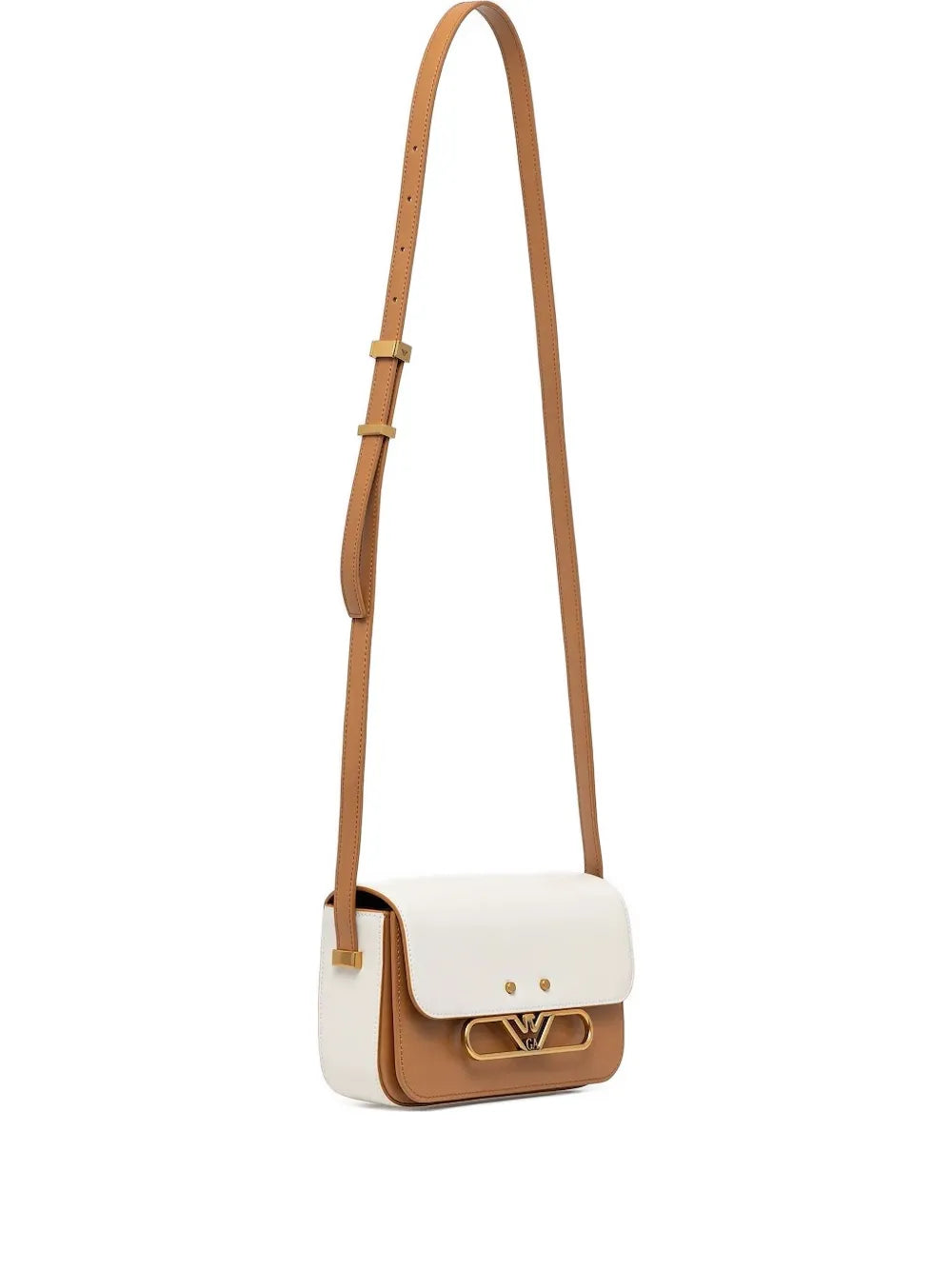 two-tone cross-body bag