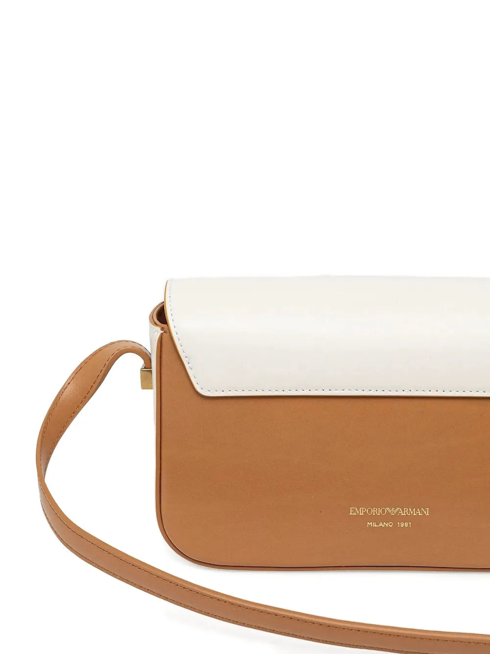 two-tone cross-body bag