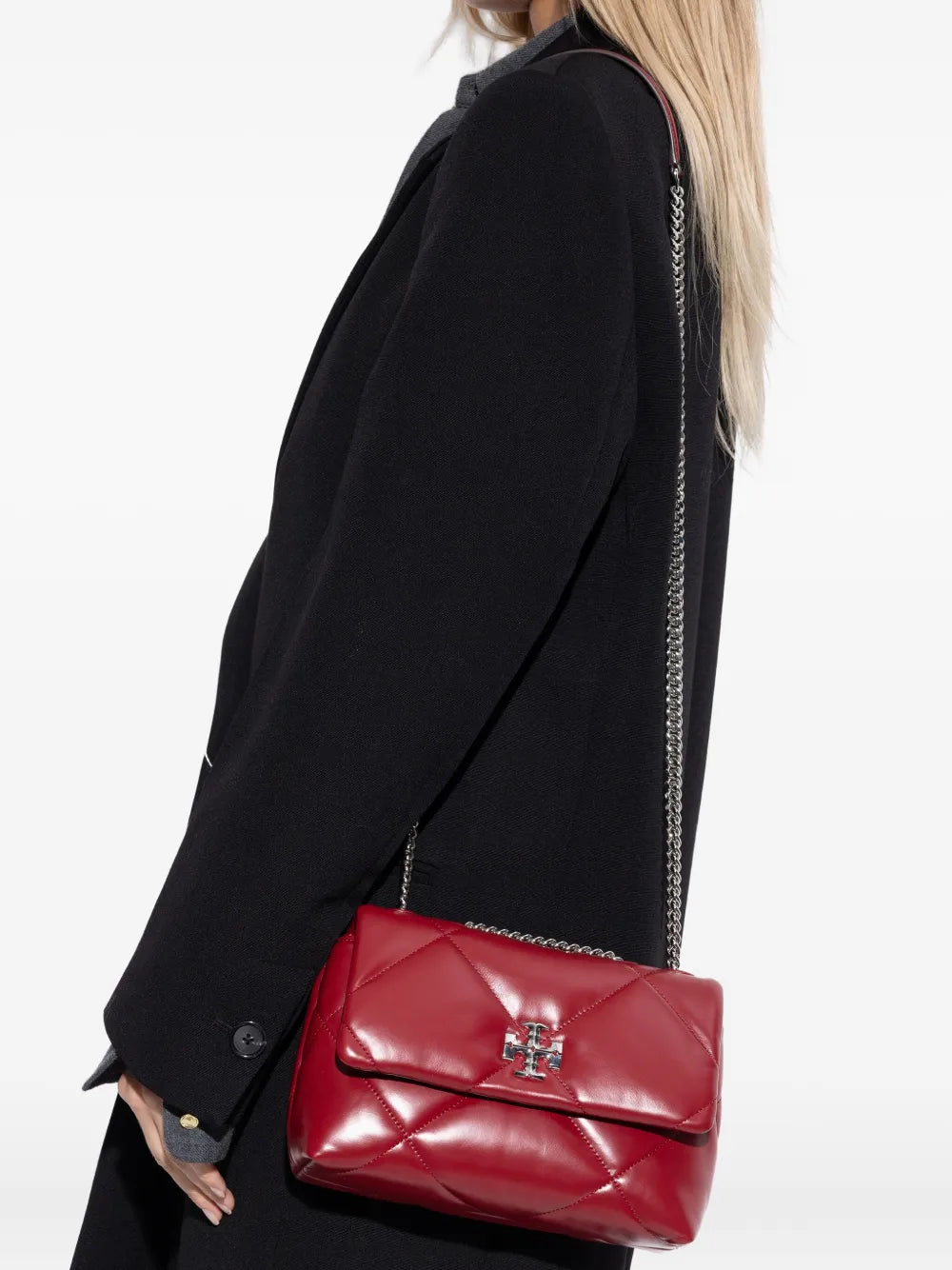 quilted-design logo-detail chain shouder Bag