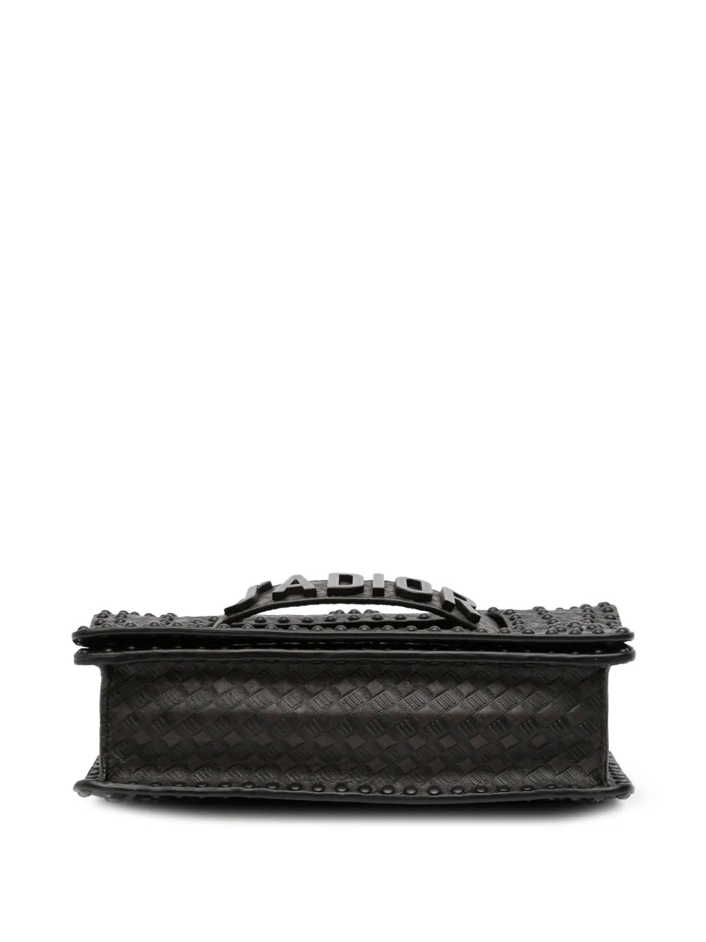 2018 Medium Embossed Calfskin Studded JAdior Chain Flap shoulder bag