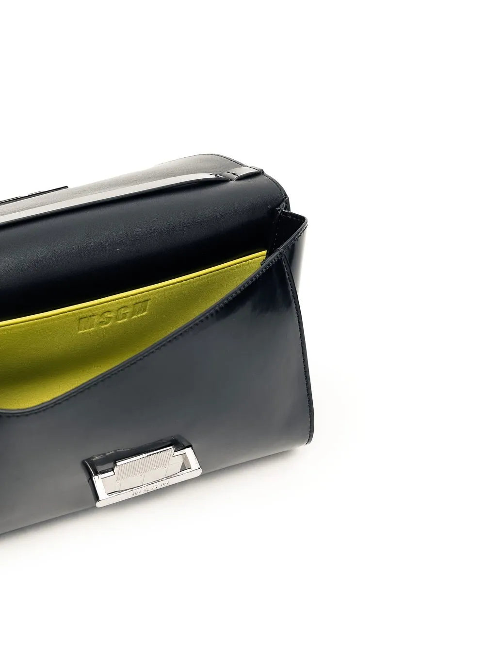 Brushed faux leather crossbody bag