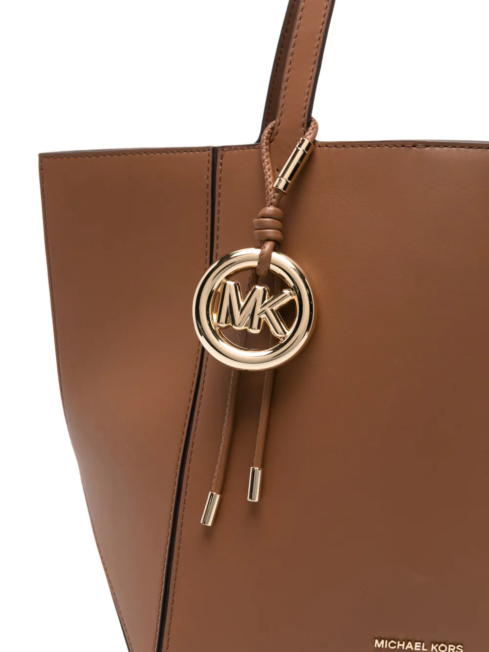 Jordi logo-pendant tote bag