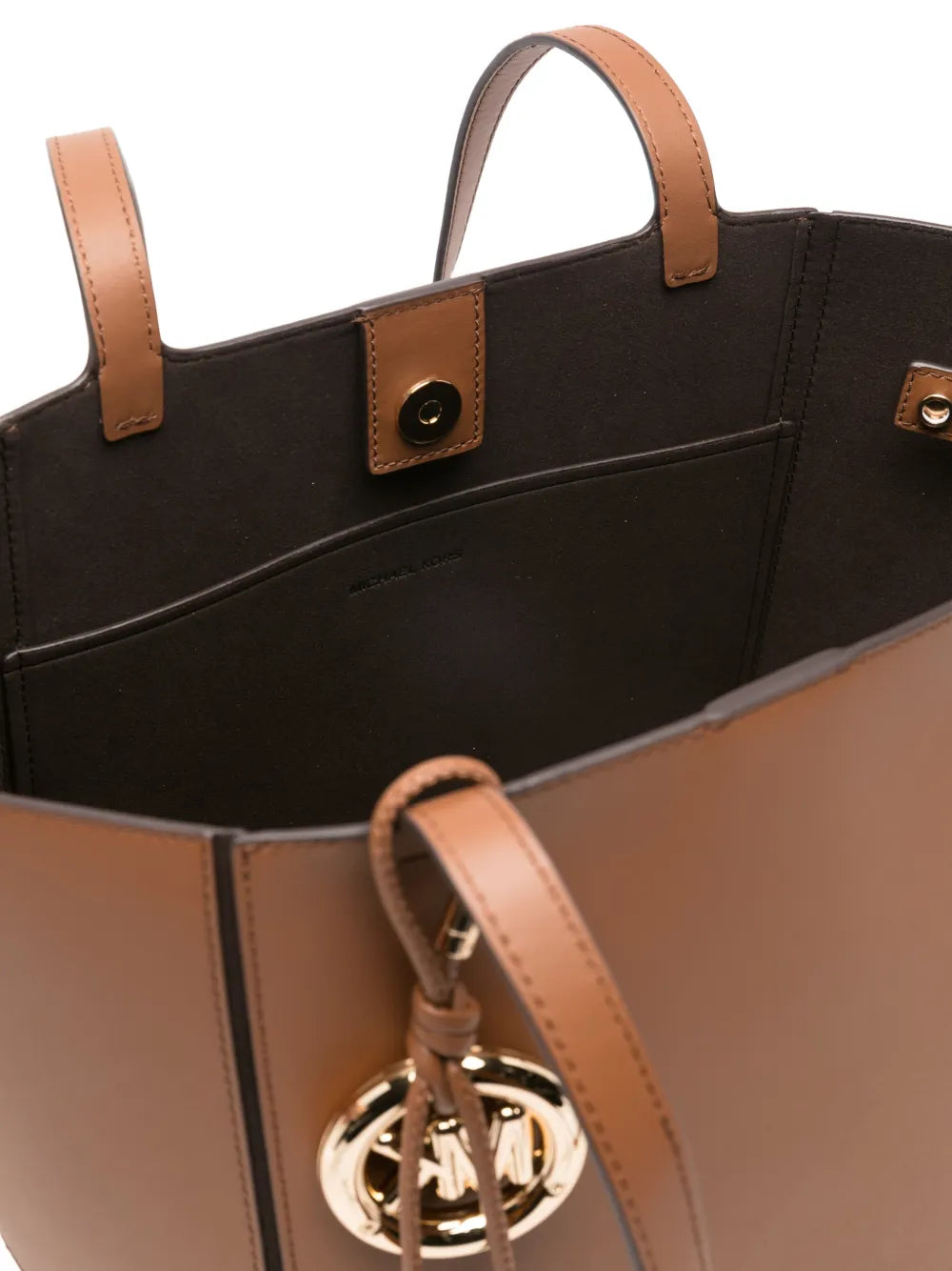 Jordi logo-pendant tote bag