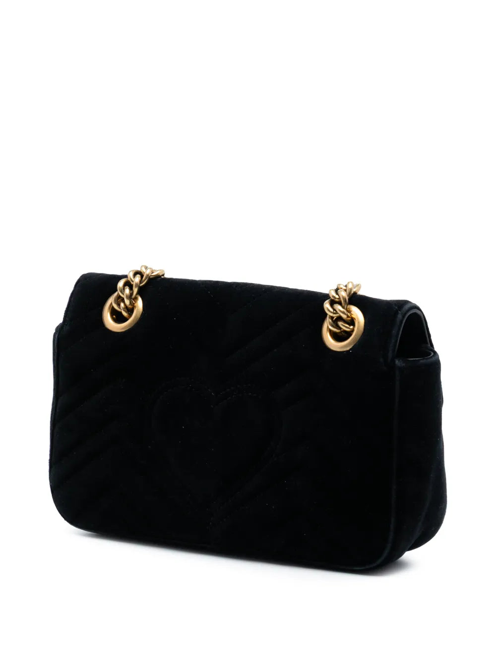 2016-2026 Small GG Marmont Matelasse Velvet shoulder bag