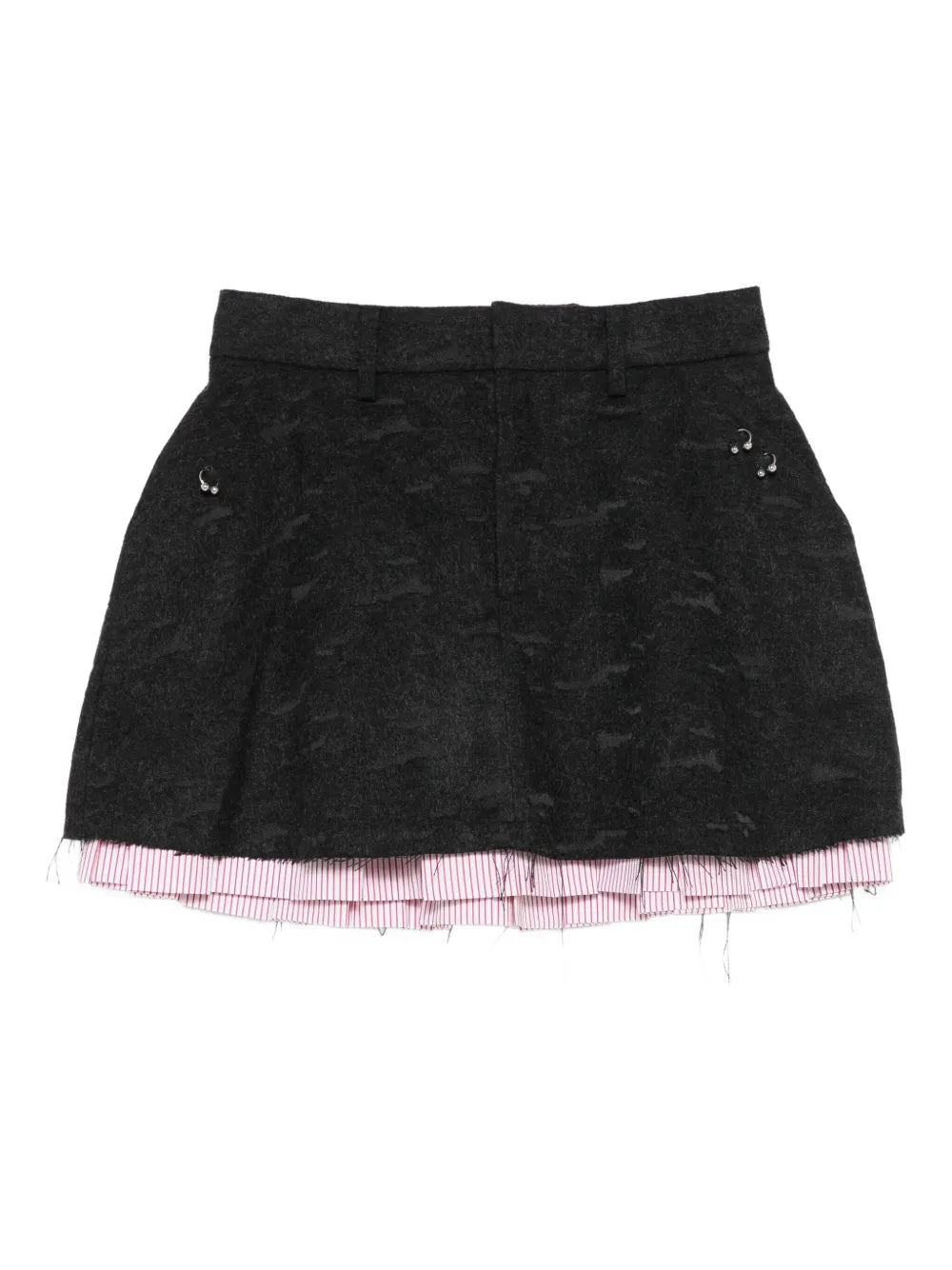 layered A-line skirt
