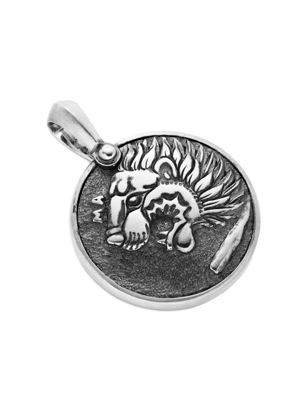 sterling silver Petrvs Lion amulet (35mm)