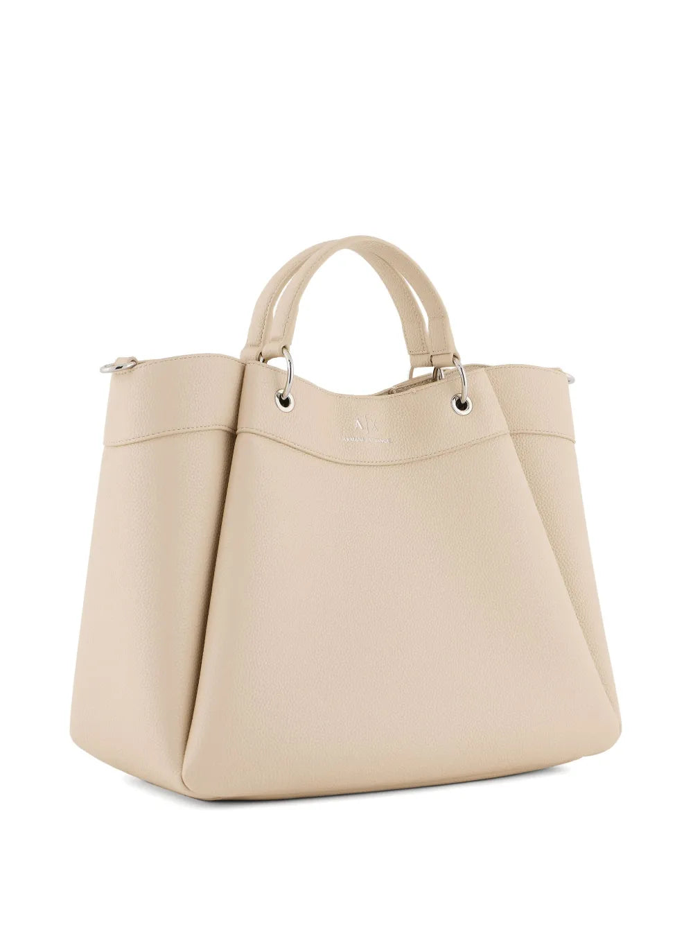 pleat-detail tote bag