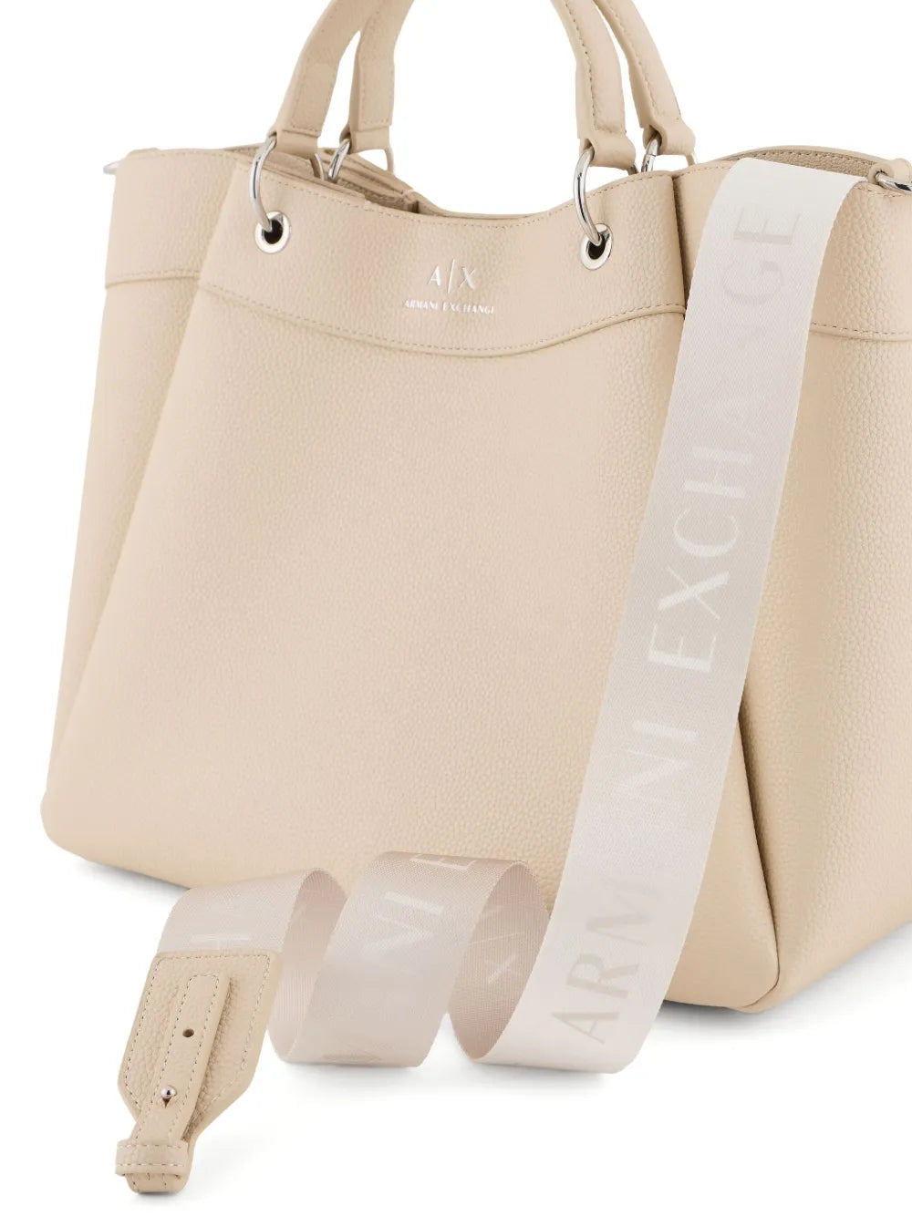 pleat-detail tote bag