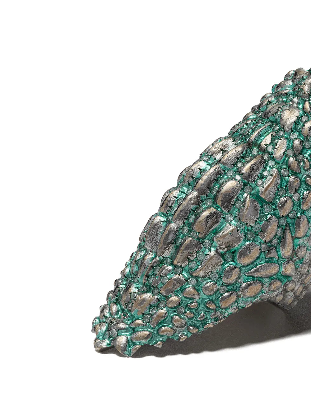 9kt gold diamon Green Lady Caiman ring