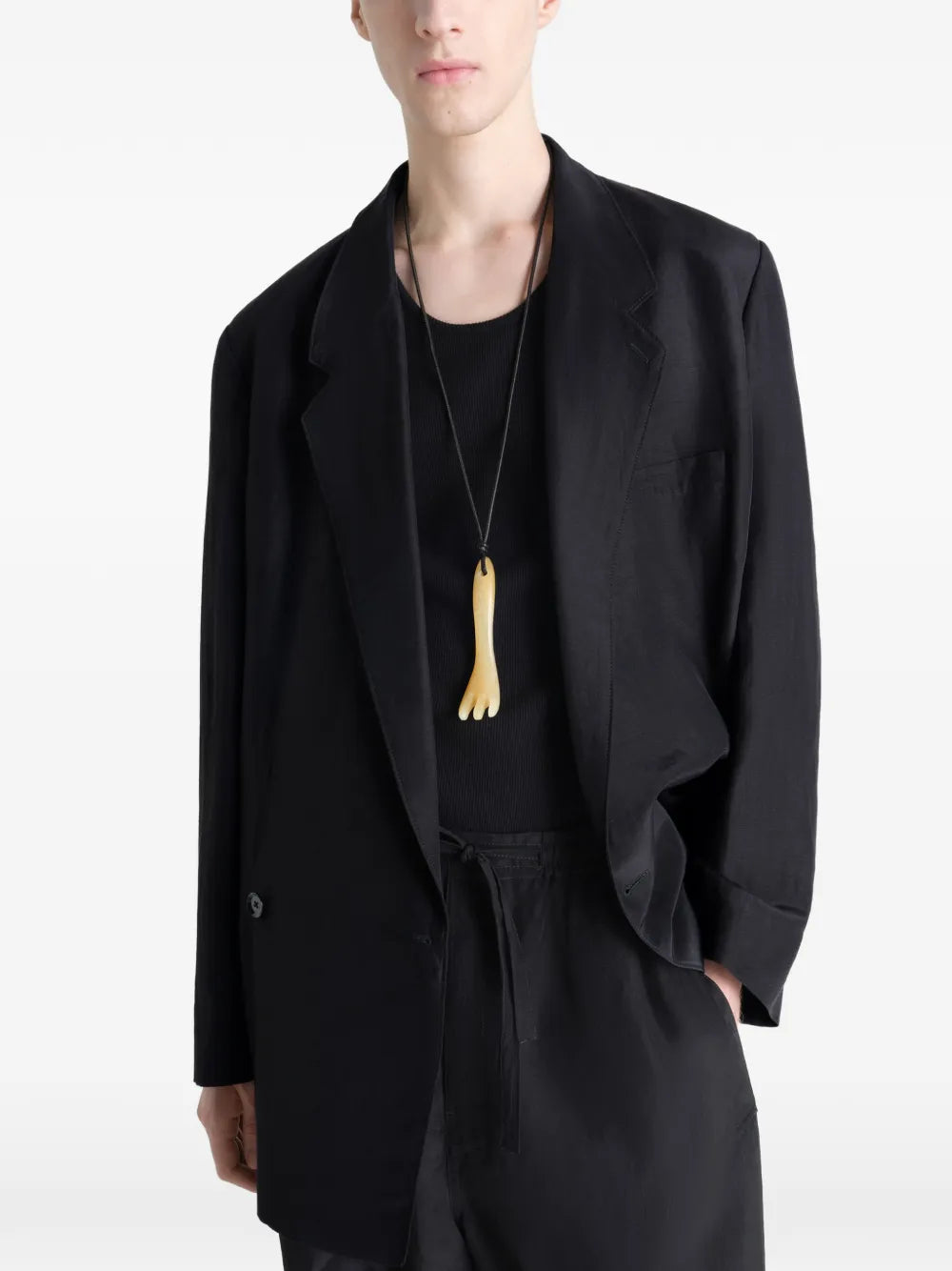 gua sha fork necklace