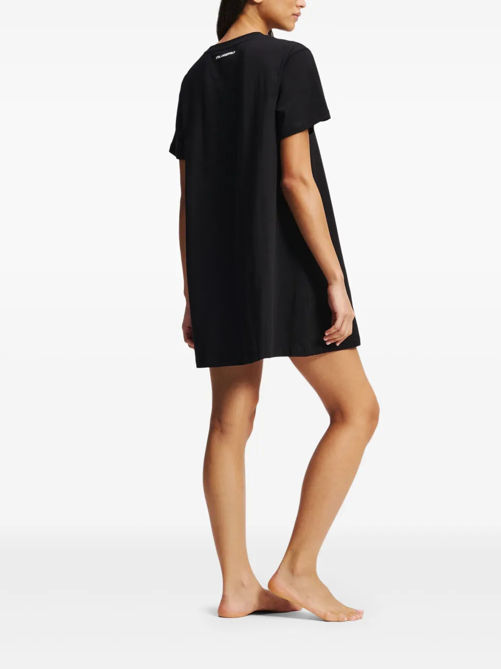 Ikon sketch short-sleeved pajama dress