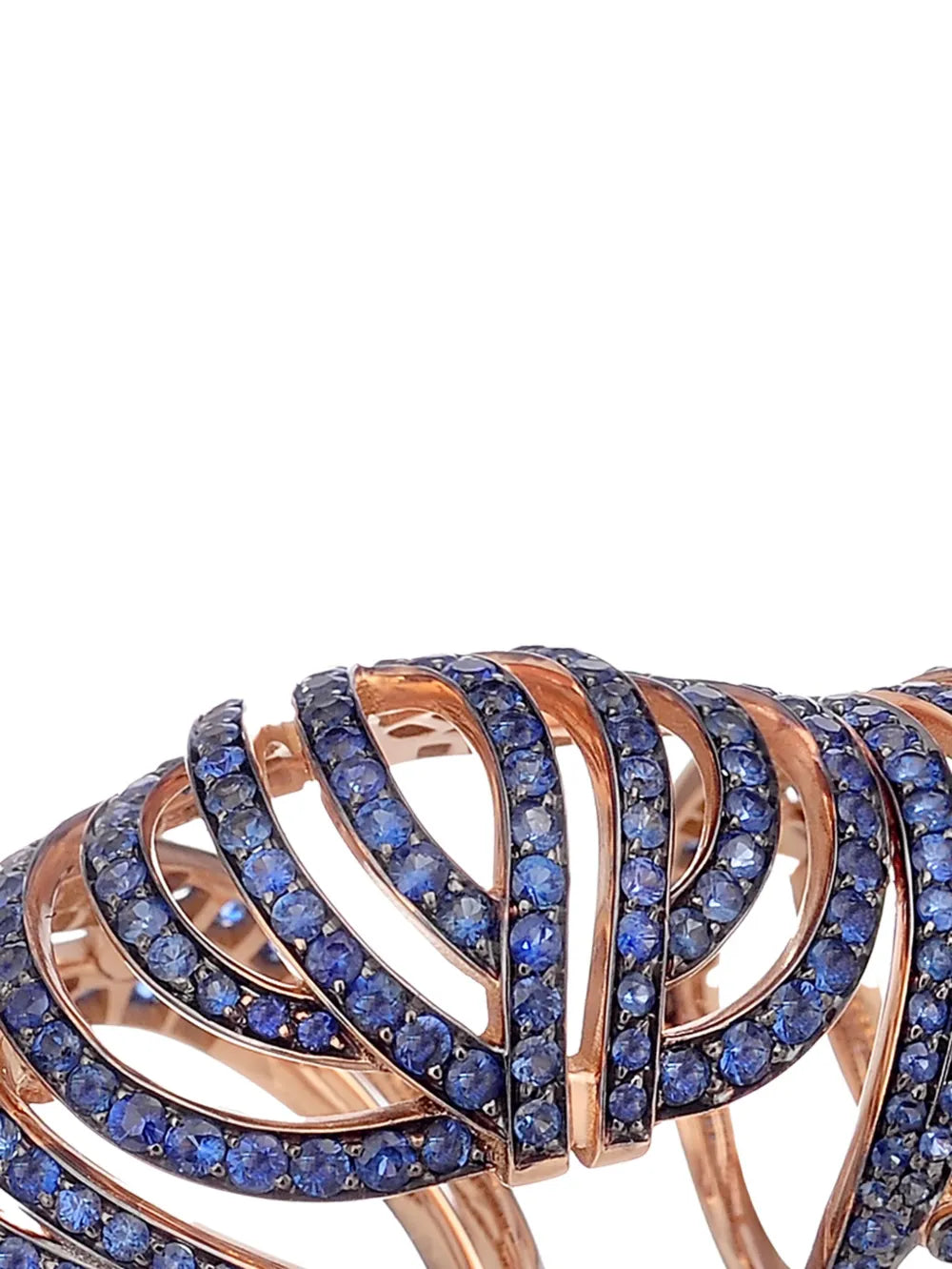 18kt rose gold Infinitas sapphire ring